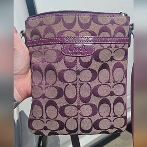 Purple Coach Crossbody